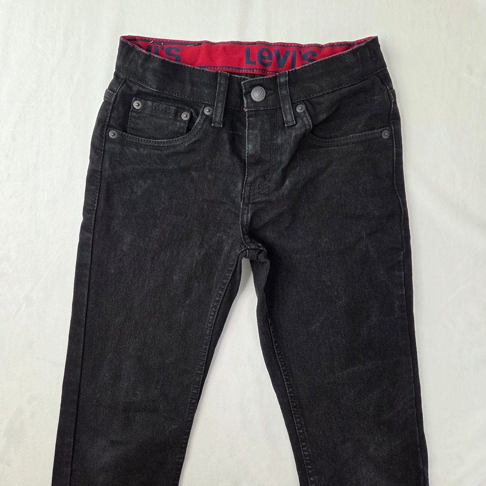 Levi Jeans Kids‎ Size 10 Black Slim Fit 511 Denim Excellent - Picture 2 of 9